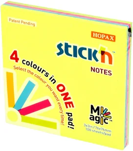 Maped Notes Samoprzylepny, magic, 76*76 mm, Neon, - Szkolne artykuły papiernicze - miniaturka - grafika 3
