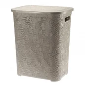Kosze na bieliznę - Galicja Kosz na pranie 55L taupe - miniaturka - grafika 1