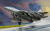 Modele do sklejania - Zvezda Model plastikowy Sukhoi SU-57 - miniaturka - grafika 1