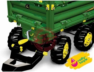 Rolly Toys Przyczepa trzyosiowa z wywrotem John Deere 125043 - Jeździki dla dzieci - miniaturka - grafika 10