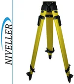 Sprzęt geodezyjny - NIVELLER Statyw z włókna węglowego dwie blokady płaska głowica Niveller 245G21017 - miniaturka - grafika 1
