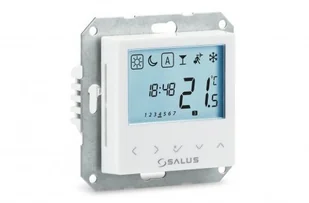Salus Przewodowy, podtynkowy, cyfrowy regulator temperatury - tygodniowy, 230V, biały, montaż do ramki 55x55 BTRP230-9010 / Szybka Wysyłka / Ponad 8000 miejsc odbioru! BTRP230-9010 - Regulatory i termostaty - miniaturka - grafika 2