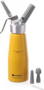 Hendi Syfon do bitej śmietany Kurt Scheller Żółty 0,5 L Hendi 975855 1000833 - Akcesoria i części do robotów kuchennych - miniaturka - grafika 3