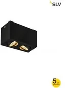 Oprawy, klosze i abażury - SLV SPOTLINE Triledo podwójna czarna LED 1002003 - miniaturka - grafika 1