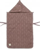 Akcesoria do wózków - Jollein Śpiworek oddychający do wózka i fotelika SPRING KNIT CHESTNUT 8717329363014 - miniaturka - grafika 1