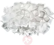 Lampy sufitowe - Slamp Clizia lampa sufitowa, 32 cm, biała - miniaturka - grafika 1