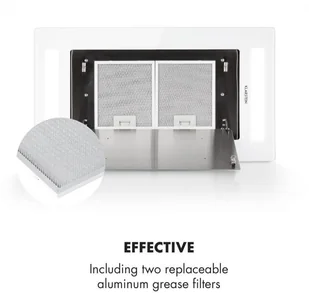 Klarstein Remy 90 Biały (CGCH2-Remy-WH) - Okapy kuchenne - miniaturka - grafika 7