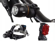 Latarki - BAILONG Latarka Czołowa Rowerowa Przód Cree Zoom - miniaturka - grafika 1