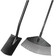 FISKARS Zestaw: szpadel + grabie SOLID