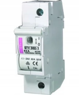 ETI Polam STV D02 63A 1P Rozłącznik Izolacyjny 002271001 STV D02 63A 1P - Inne akcesoria elektryczne - miniaturka - grafika 2