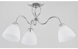 Lampa wisząca Ariel 3 x 60 W E27 chrom 22603 - Lampy sufitowe - miniaturka - grafika 2