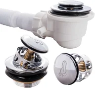 Syfony - Syfon Brodzikowy Klik-klak Z Sitkiem FI50 - miniaturka - grafika 1