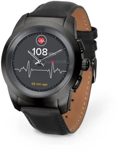 MyKronoz ZeTime Premium Regular Czarny/skóra - Smartwatch - miniaturka - grafika 3