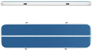 GYMREX Nadmuchiwana mata gimnastyczna Airtrack - 400 x 100 x 20 cm - niebiesko-biała  10230109 GR-ATM5 - Maty do ćwiczeń - miniaturka - grafika 2