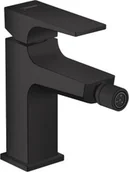 Baterie bidetowe - Hansgrohe 32520670 Jednouchwytowa bateria bidetowa z kompletem odpływowym Push-Open uchwyt jednoramienny mat czarny - miniaturka - grafika 1