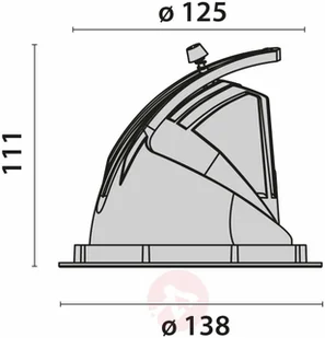 Spittler Spot  oprawa wpuszczana EB433 LED, biała, 4 000K - Oprawy, klosze i abażury - miniaturka - grafika 3