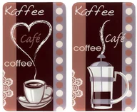 Pozostałe akcesoria kuchenne - Wenko Szklane płyty ochronne COFFEE FLAVOUR 2 sztuki B01J86YEBC - miniaturka - grafika 1