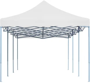 vidaXL Składany namiot imprezowy, 3 x 9 m, biały - Pawilony ogrodowe - miniaturka - grafika 4
