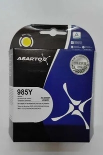 Asarto Tusz AS-B985Y yellow zamiennik Brother LC985Y AS-B985Y - Tusze zamienniki - miniaturka - grafika 2