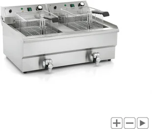 Royal Catering Frytownica 2 x 16 l 230 V RCPSF 26ETH - Frytownice gastronomiczne - miniaturka - grafika 6