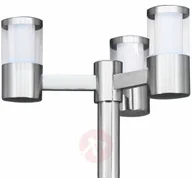 Lampy ogrodowe - Eglo BASALGO 1 94281 latarnia 3x3,7W LED 3000K - miniaturka - grafika 1