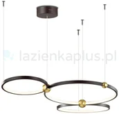 Lampy sufitowe - Altavola Design Aurora lampa wisząca czarny złoty LA111P503kblack - miniaturka - grafika 1