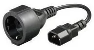 Adaptery i przejściówki - Gembird Adapter zasilania IEC320 C14-SCHUKO(F) 15 cm AKGEMKZ00000002 - miniaturka - grafika 1