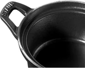 Garnki - Staub Garnuszek żeliwny okrągły La Coquette 2,45 L czarny 40508-114-0 - miniaturka - grafika 1