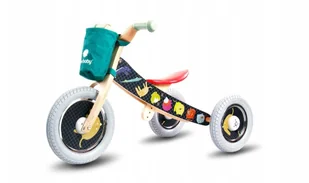 SUN BABY Rowerek Biegowy Drewniany 2w1 Twist - Rowerki biegowe - miniaturka - grafika 3