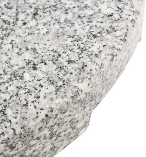 vidaXL Okrągła podstawa pod parasol, granitowa, 22 kg - Pozostałe meble ogrodowe - miniaturka - grafika 7
