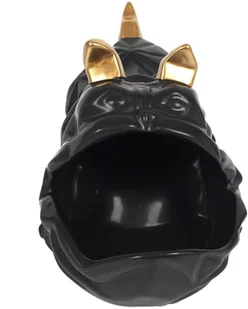 Intesi Organizer Buldog czarny/złoty - Kosmetyczki, organizery i kuferki - miniaturka - grafika 2