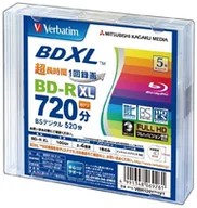 Nośniki danych - Verbatim BDXL Blu-ray Disc, BD-R XL, 100 GB, Triple Layer, odpowiednia do 3d, do zadrukowania, 5 sztuki VBR520YP5V1 - miniaturka - grafika 1