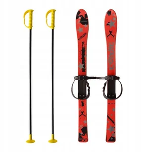 Narty Dla Dzieci Początkujących Do Nauki 90cm - Narty - miniaturka - grafika 3