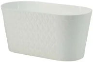 Donice - FORM PLASTIC Skrzynka Diament Petit biała 23cm - miniaturka - grafika 1