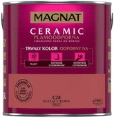 Farby wewnętrzne - Magnat CERAMIC 2.5L - ceramiczna farba do wnętrz - C28 Kuszacy rubin - miniaturka - grafika 1