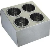 Pojemniki na sztućce - Stalgast Pojemnik na sztućce - 4 częściowy, 265 x 305 x 200 mm 815400 - miniaturka - grafika 1