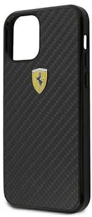 Ferrari FERCAHCP12SBK iPhone 12 mini 5,4" czarny/black hardcase On Track Real Carbon hurtel-65639-0 - Etui i futerały do telefonów - miniaturka - grafika 5