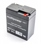 Baterie do zasilaczy awaryjnych UPS - Akumulator Multipower MP9-6A 6V 9Ah Agm - miniaturka - grafika 1
