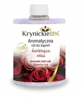 Kosmetyki do kąpieli - KrynickieSPA Sól do kąpieli o zapachu Róży 600g - miniaturka - grafika 1