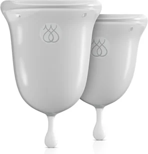 Jimmyjane Jimmyjane Intimate Care Menstrual Cups Clear - Kubeczki menstruacyjne - miniaturka - grafika 2