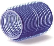 Wałki do włosów - Poniks Wałki fryzjerskie rzepy lekkie cienkie 40mm 12 sztuk 8007 - miniaturka - grafika 1