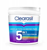 Kosmetyki do demakijażu - Clearasil Multi Action płatki oczyszczające twarz - miniaturka - grafika 1