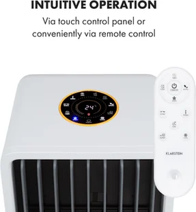 Klarstein Klarstein Maxflow Smart, chłodnica powietrza 3 w 1, wentylator, nawilżacz powietrza, 5 l, Wi-Fi, pilot zdalnego sterowania, 2x pakiet lodowy HTR8-Maxflow W - Klimatory - miniaturka - grafika 9