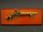 Repliki - broń - Denix SA REPLIKA PIRACKI PISTOLET SKAŁKOWY NA TABLO MODEL 1103L+TM+23 1103L+TM+23 - miniaturka - grafika 1