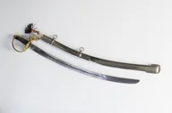 Repliki - broń - Płatnerze hiszpańscy REPLIKA SZABLA POLSKA "Radziwiłłówka" z 1917r Z GRAWEREM I POCHWĄ NR 1917 GP 1917 GP - miniaturka - grafika 1