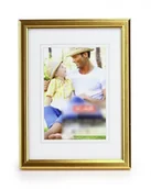 Ramki na zdjęcia - Ramka drewniana 21X30 złota DRWA F RIC21DRWAF(1) - miniaturka - grafika 1