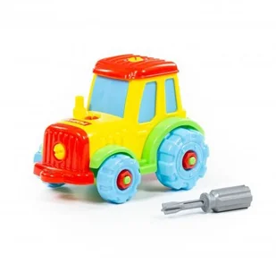 Wader Kolorowy traktor ze śrubokretem - Mały majsterkowicz - miniaturka - grafika 2