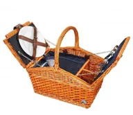 Torby i wózki na zakupy - Cilio SALERNO KOSZ PIKNIKOWY DLA 2 OSÓB Z WYPOSAŻENIEM WIKLINA CI-156812 - miniaturka - grafika 1