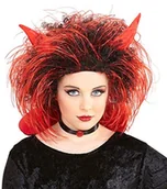Stroje karnawałowe - KIND Andreas 74591 peruka Teufel z rogów, One Size 74591 - miniaturka - grafika 1
