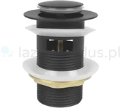 Korki do umywalek - Kuchinox korek do umywalki czarny CKK71R1 - miniaturka - grafika 1